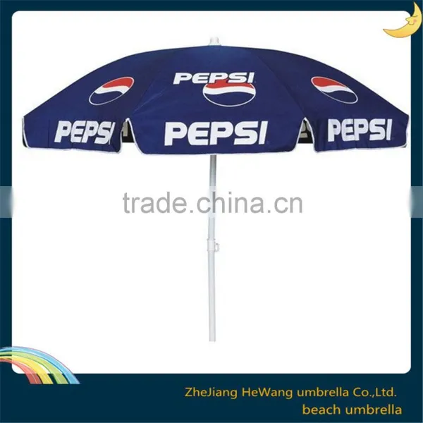Hot Sale Promotional Outdoor Polyerster Fabric Beach Umbrella Windproof Fashion China Supplier Printing Logo Umbrella photo-3