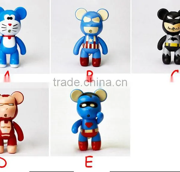 Creative Gloomy Bear LED Light Flash Keychain With Sound Quality Choice photo-6