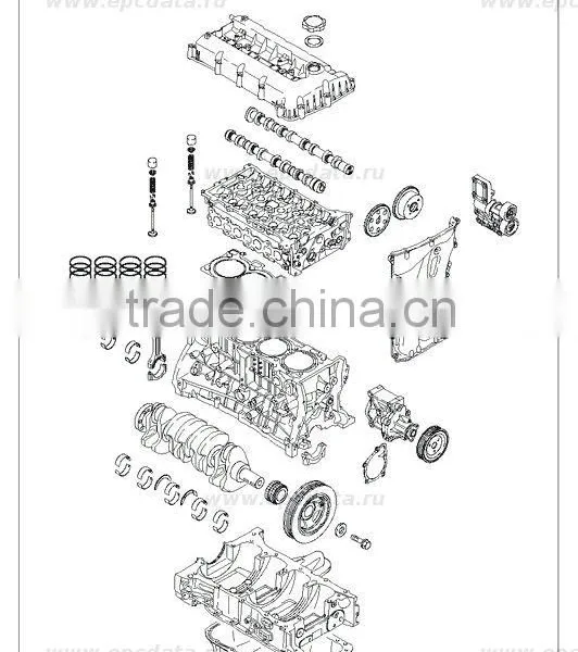 New Engine Gasoline G4JP EURO-3-4 Assy-sub Set From Mobis Manufacture photo-2