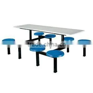 Metal Frame Dining Seats/Plastic Dining Table photo-3
