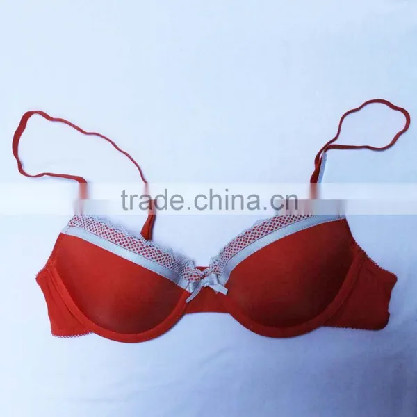 Custom Fashion Girls/women Cotton Bra in China Factory photo-4