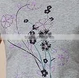 Summer Big Yards of Cotton Embroidered Folk Women's T-shirt of Women Knitting t Shirt photo-5