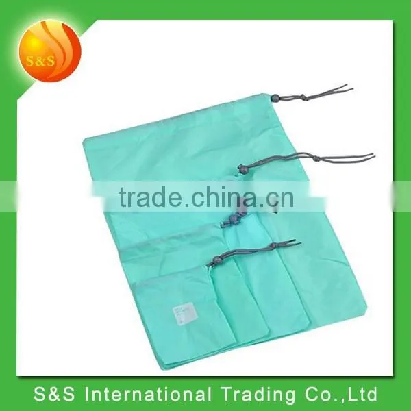 4 Pcs of Set Waterproof Travel Lightweight Drawstring Bag photo-3