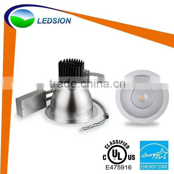 UL Energy Star 8 Inch Commercial CREE COB 23W 1800-2000 LM Led Ceiling Downlight
