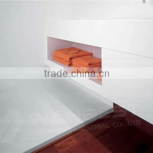 Competitive Price Hot Sale Promotion One Piece Counter Top With Wash Basin