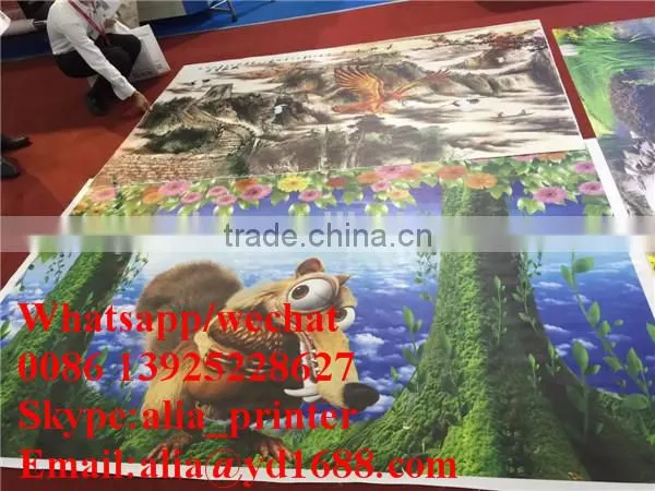 Digital Large Format Wallpaper Printing Machine,pvc Wallpaper Printer With 150sqm/h photo-4