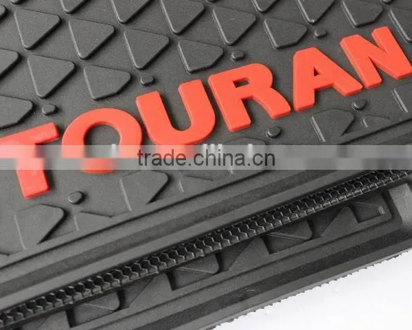 Wholesale Customized Full Set Position PVC Rubber Auto Car Floor Mats For VW TOURAN photo-3