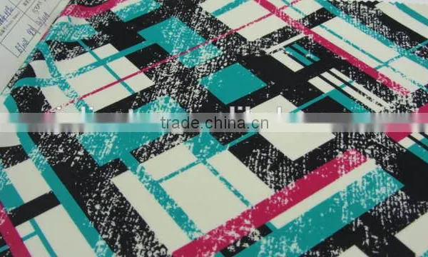 Green Square Spandex Print Nylon Fabric for Beach Chair photo-4