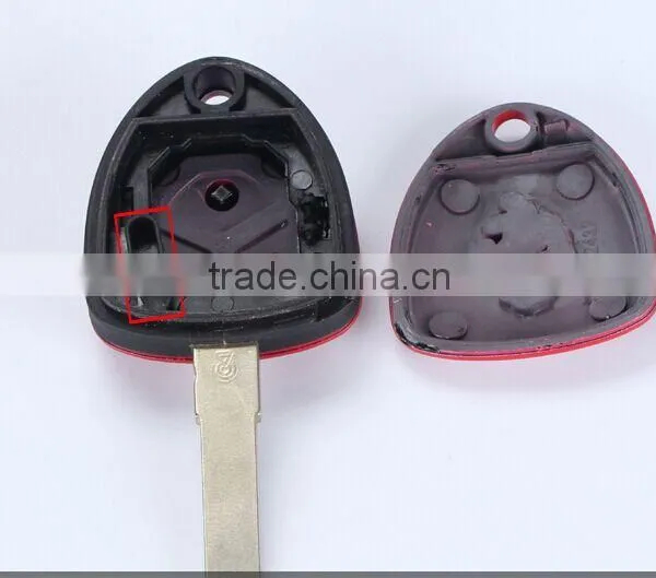 Ferrari F430 Key For Uncut Blade Replacement Remote Key Shell Case Fob 3 Butotn photo-2