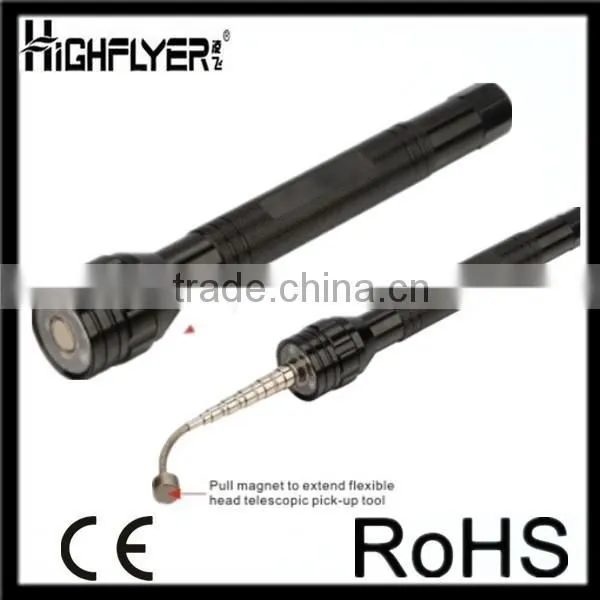 Antenna Led Flashlight With Telescoping Magnet