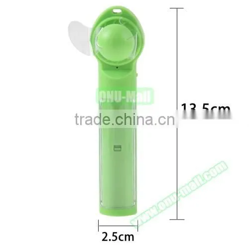 New Manufacturing Rechargeable Portable Mini Fan, Air Cooling 2-Blade Small Fan photo-2