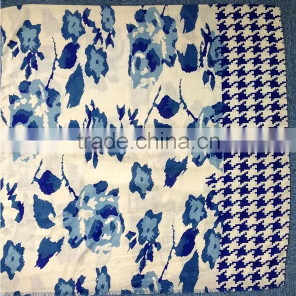 Customized Polyester / Viscose Scarf With Screen Printing for Women, Autumn and Winter Style photo-5