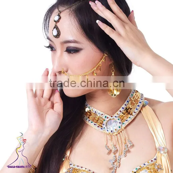 SWEGAL Belly Dance Earrings Accessories,belly Dance Gold Earrings SGBDD13069