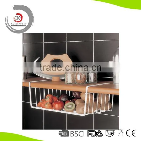 Multifunction Iron Flooding Plastic Cabinets Basket Hanging Basket Tableware Basket