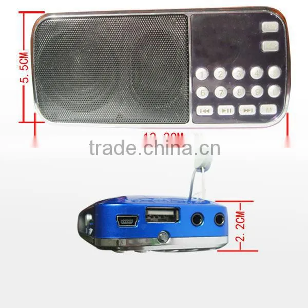 L-088 Portable Music Radio Speaker,OEM Order is Welcomed