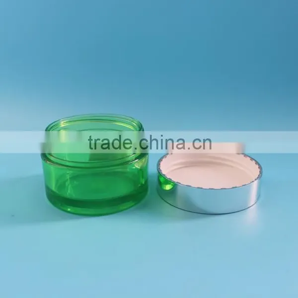 30g 1OZ Empty Thick PET Plastic Cream Jar Container With Silver Aluminium Lid photo-3