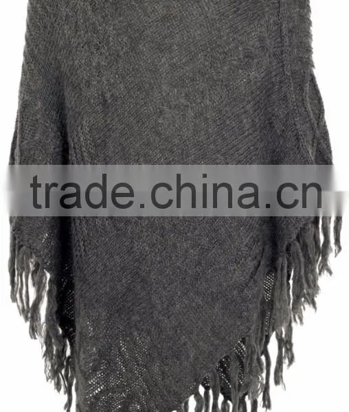 Women Knitted Trendy Winter Ponchos Turkish Knitwear Supplier in Turkey Ladies Sweater Pullover Blouse Cardigan Made in Turkey