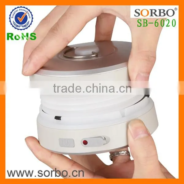 Wholesale Electronic Folding LED Camping Lantern With Hand Crank Cell Phone Charger photo-2