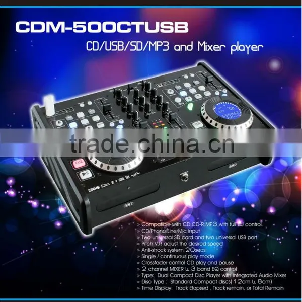CDM-500CTUSB CD USB SD Mp3 Audio DJ CD PLAYER