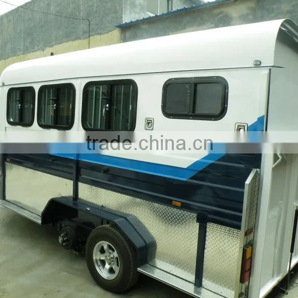 [2014 Hot]Angle Load Deluxe 3 Horse Trailer photo-2