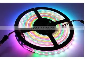 5m RGB LED Stripe Flexibel SMD 5050 LED's Wasserdicht IP65 Strip Ws2812b photo-3