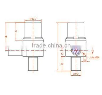 Touch Free Sensor Tap Faucet Sanitary Ware Solenoid Valve Magnetic Valve 6V photo-3