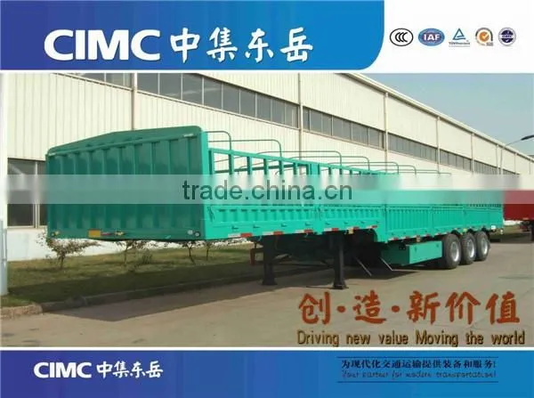 CIMC 3 Axles Fence Semi Trailer With Gooseneck Style Optional for Livestock / Cow / Cattle Transportation photo-6