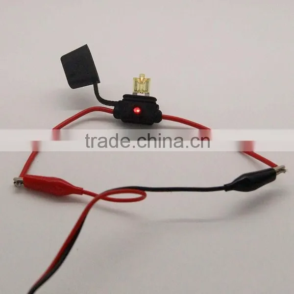 Mini Auto Fuse Holder With Light / Custom Made House Hold Inline Fuse Holder,cable Assembly photo-2