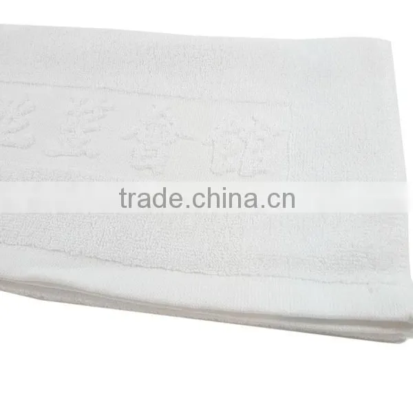 White Two Sides Embossed Jacquard Hand Towel photo-5