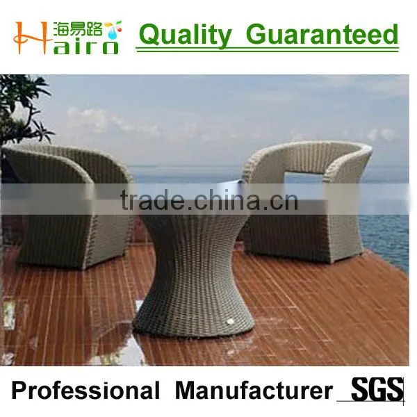 Outdoor Metal Table and Chairs With Seat Cushion photo-2