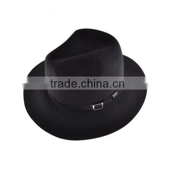 Ladies Red Wool Felt Hat photo-2