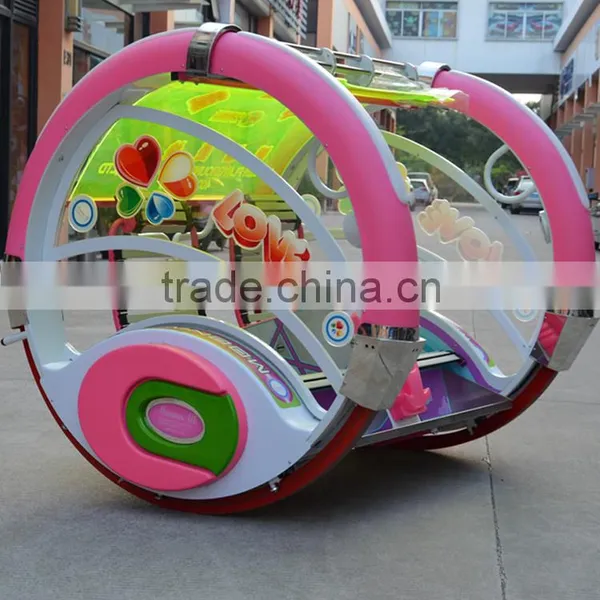 High Quality Outdoor Playground Theme Park 360 Degree Rotating Happy Le Bar Car Rides for Sale photo-3