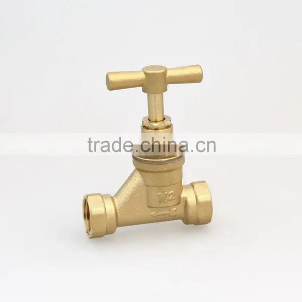 Forged Brass Stop Cock 15mm, BS1010 Stop Valve HX-2003