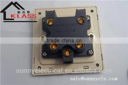 Brushed Stainless 45A AC Switch With Double Pole photo-4