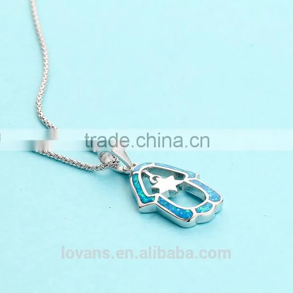 Opal Single Big Stone Pendant Designs for Women Natural Stone Pendent photo-4