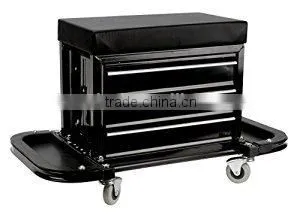 Tool Chest Seat With 3 Drawer & 2 Tray & Pry Bar Holder