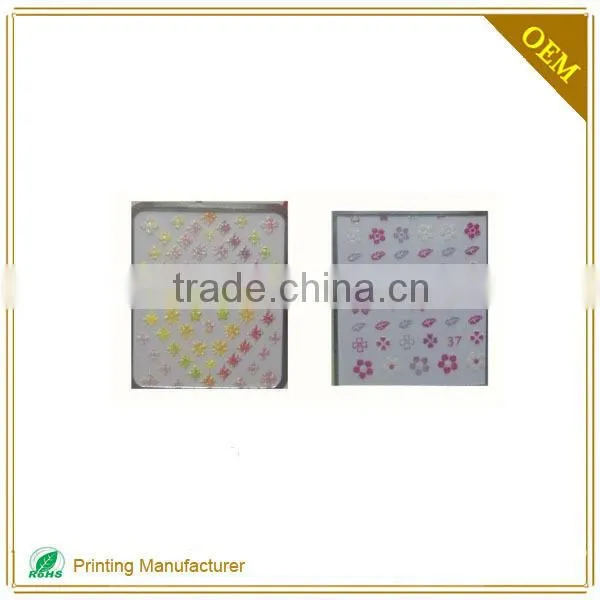 Popular Korea Heat Transfer 3d Nail Sticker Printing photo-2