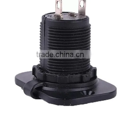 High Quality Waterproof 12v/24v Motorcycle Cigarette Lighter Plug Power Socket photo-4