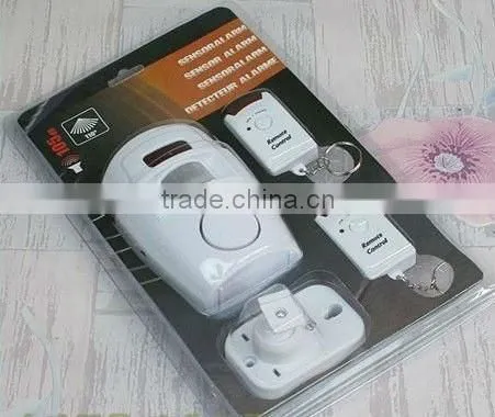 Independently Wireless Infrared Motion Detecting Alarm System With 2 Remote Controls for Home Security photo-2