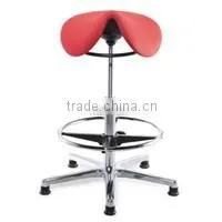 Modern Design Foldable Leather/fabric Saddle Stool photo-3