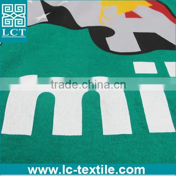 LCTN1775 Unique Design Turquoise Fitness Organic Cotton t Shirt photo-3