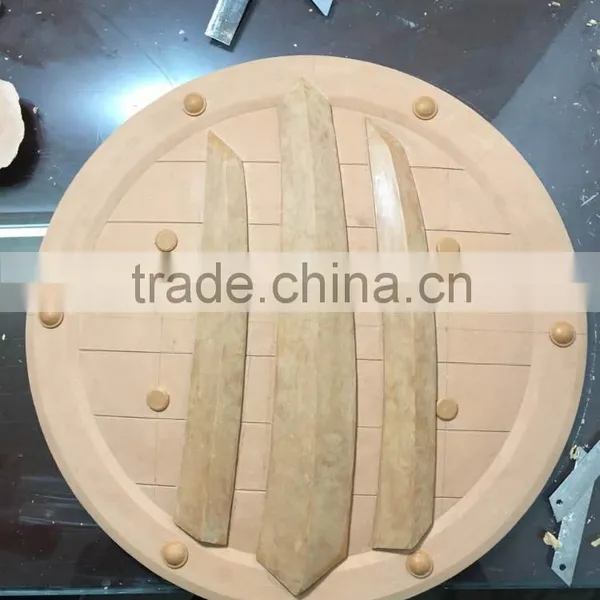 2015 Factory Direct Sale Animation Model Medieval Shield and Sword