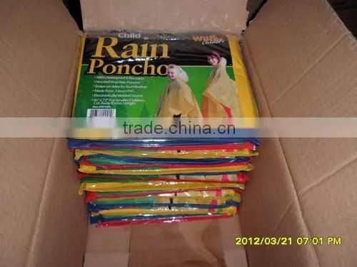 plastic cheap travel raincoat