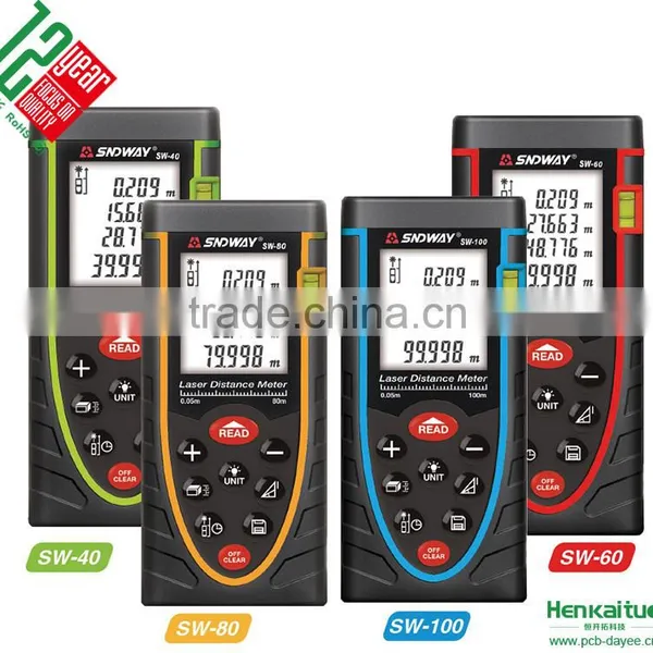 High Quality Portable SW-60 0.05-60m Multi Function Laser Rangefinder Digital Laser Distance Meter photo-6