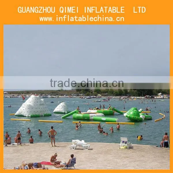 Big Discount Giant Inflatable Water Park / Lake Inflatable Water Park Games for Kids and Adults