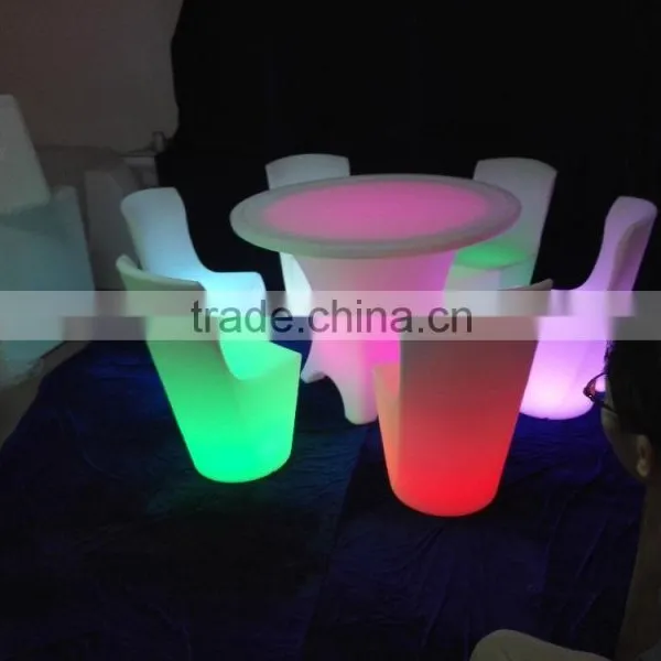 Led Dinning Table Large Diameter 1.1m With a Lots Seats Room photo-6