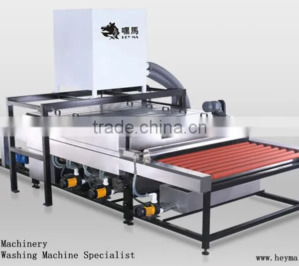 FoShan Machine !!Hot-sale HeyMa Air knife Glass Washing And drying Machine 1600mm glass washing machine and cleaning dryer