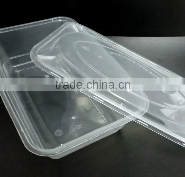 Square Food Container 750 ml PP Food Box for Wholesale photo-2
