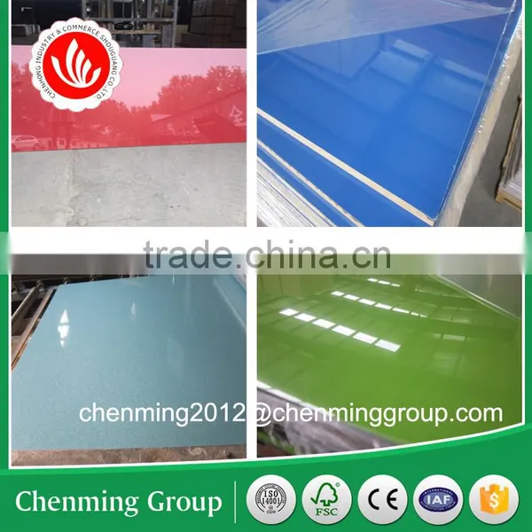 High Gloss Wood Grain UV Coated MDF Board photo-5