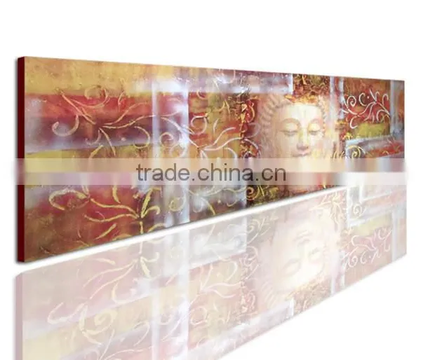 Modern Group Buddha Painting on Canvas photo-2